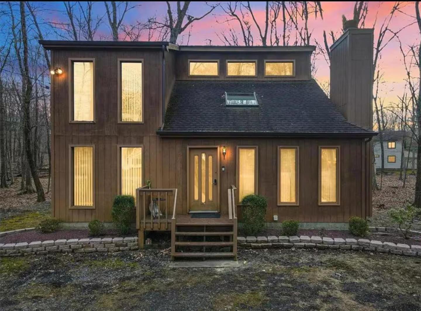 Cozy Cabin At Poconos With Hot Tub And Fire Pit East Stroudsburg Extérieur photo